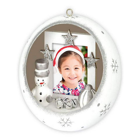 Foto Kerstbal Harlo LS446 3,5x4,5 ø10 cm - 686175