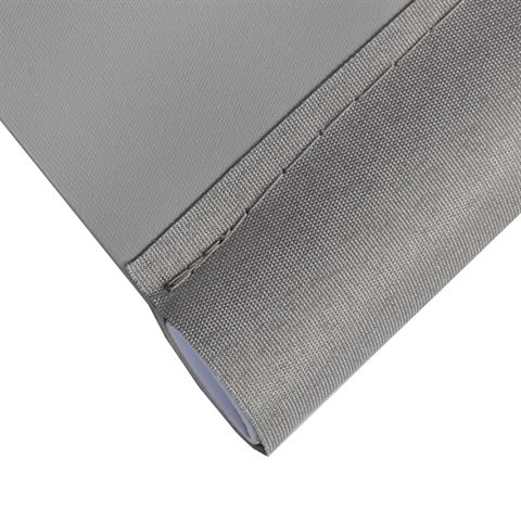 Pasfoto rolgordijn grijs