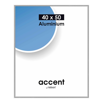 Nielsen Fotolijst 52523 Accent Glanzend Zilver 40x50 cm