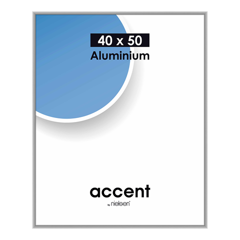 Nielsen Fotolijst 52524 Accent Mat Zilver 40x50 cm