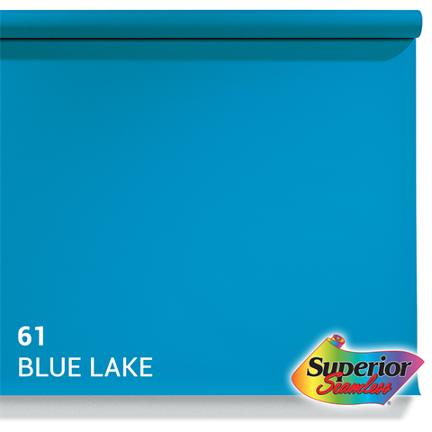 Superior Achtergrondpapier 61 Blue Lake 2,72 x 11m