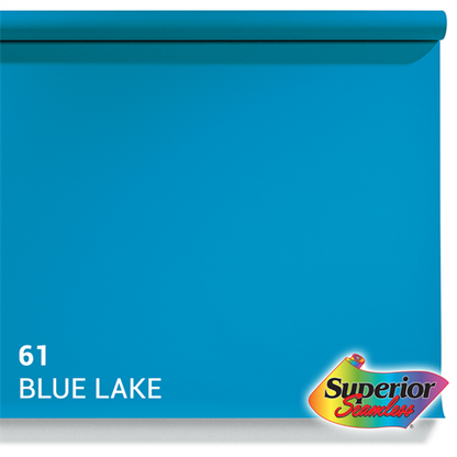 Superior Achtergrondpapier 61 Blue Lake 2,72 x 11m