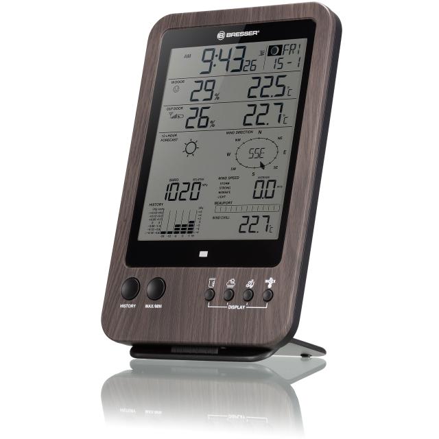 bresser-extravervangend-basisstation-voor-7002512-wtw-weerstation-in-houtoptiek - 7902512
