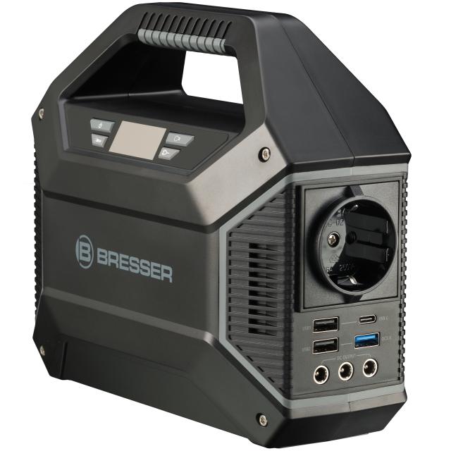 BRESSER Set Portable Powerstation 100 W + Mobiele zonnelader 40 W