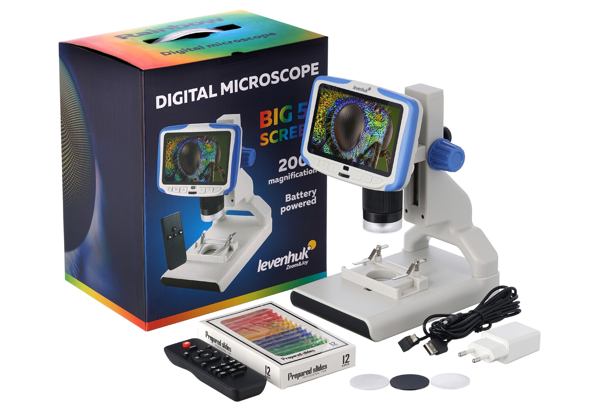 Levenhuk Rainbow DM500 LCD Digitale Microscoop