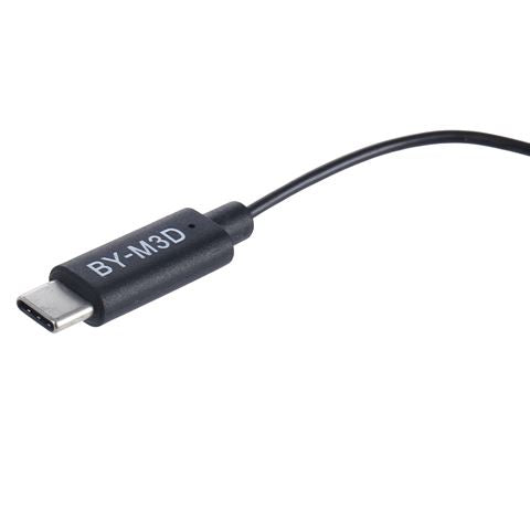 Boya duo clip on lavalier microfoon by m3d voor usb c