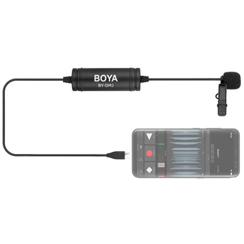 Boya lavalier microfoon by dm2 voor android