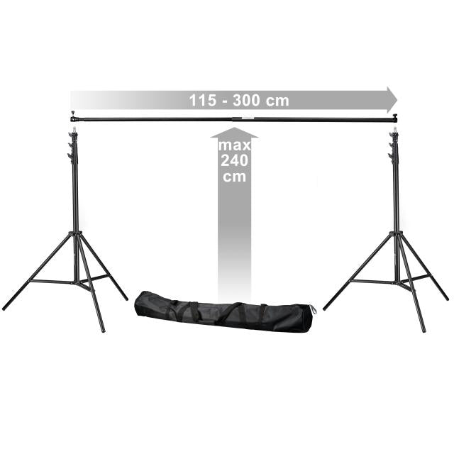 Bresser br d24 support 25x3m doek wit