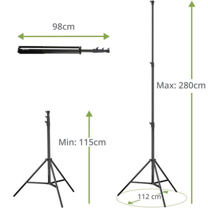 Bresser br tp280 lampstatief 280cm