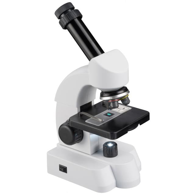 BRESSER JUNIOR 40-640x Microscoop met slimme Accessoires met QR-Code voor extra Informatie