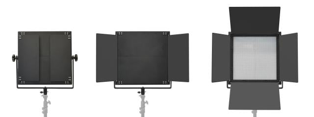 Bresser led foto video set 2x ls 900 54w8860lux 2x statief