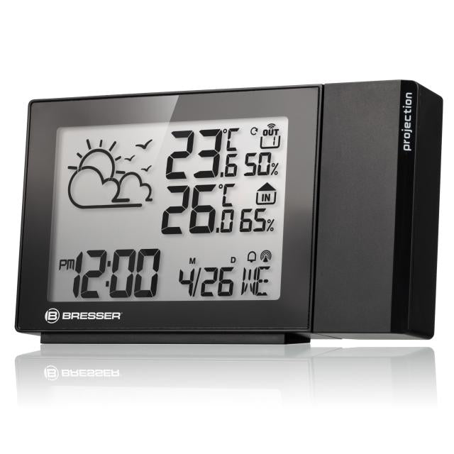 Bresser projectie radiogestuurde weerstation meteotemp p