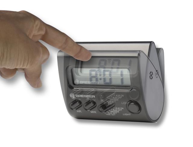Bresser wekker yo yo met lcd scherm zwart
