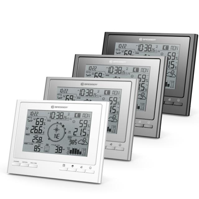 BRESSER extra basisstation voor 7003100 ClimateScout-weerstation (zwart) - 7003110CM3000