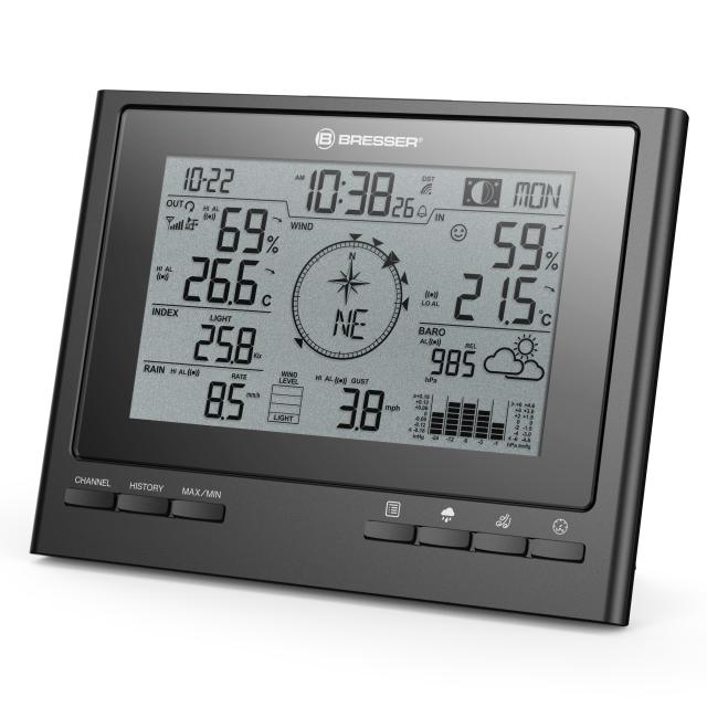 bresser-extra-basisstation-voor-7003100-climatescout-weerstation-zwart - 4007922070612