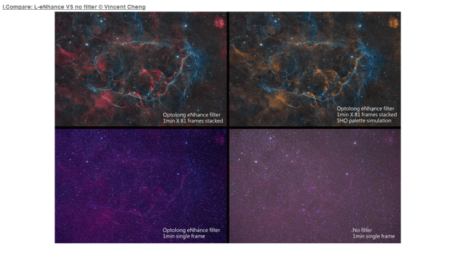 EXPLORE SCIENTIFIC OPTOLONG 1,25'' L-eNhance deep-sky lichtvervuilingsfilter