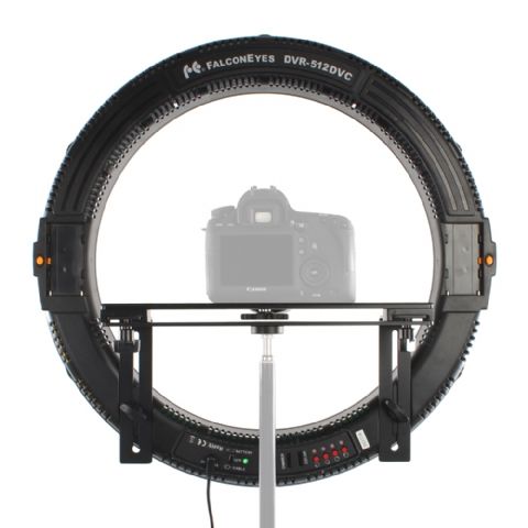 Falcon eyes bi color led ringlamp dimbaar dvr 512dvc op 230v