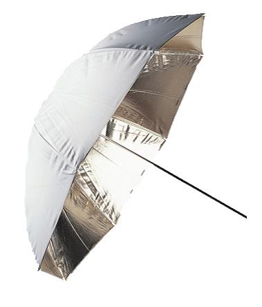 Falcon Eyes Flitsparaplu UR-32G Goud/Wit 80 cm