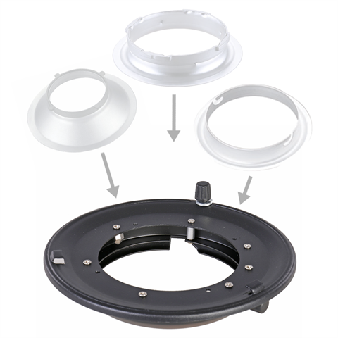 Falcon eyes studio flitsers en sets adapterringen 2920332
