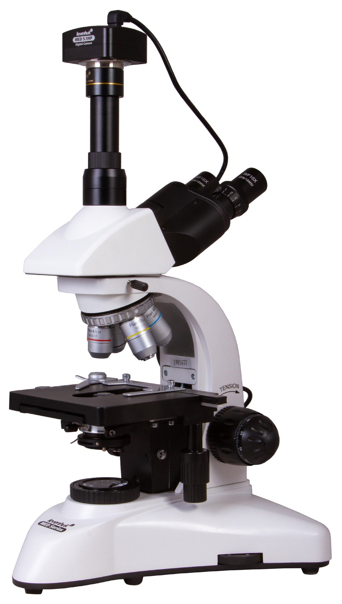 Levenhuk med d25t digitale trinoculaire microscoop