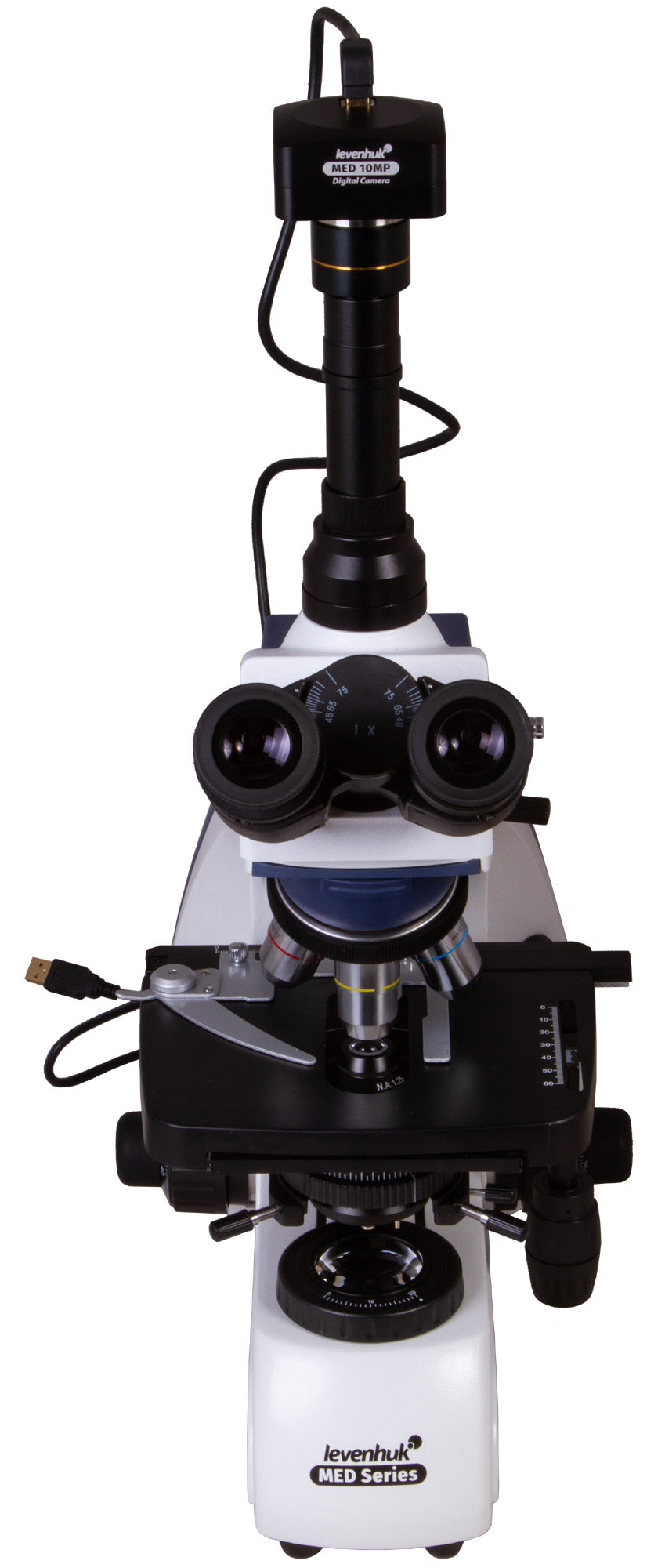 Levenhuk med d30t digitale trinoculaire microscoop