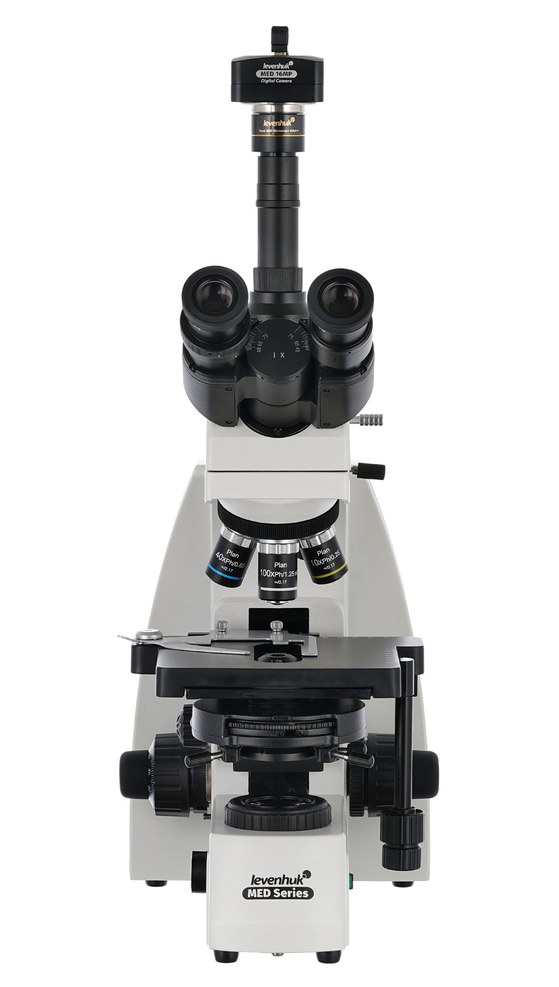 Levenhuk med d45t digitale trinoculaire microscoop