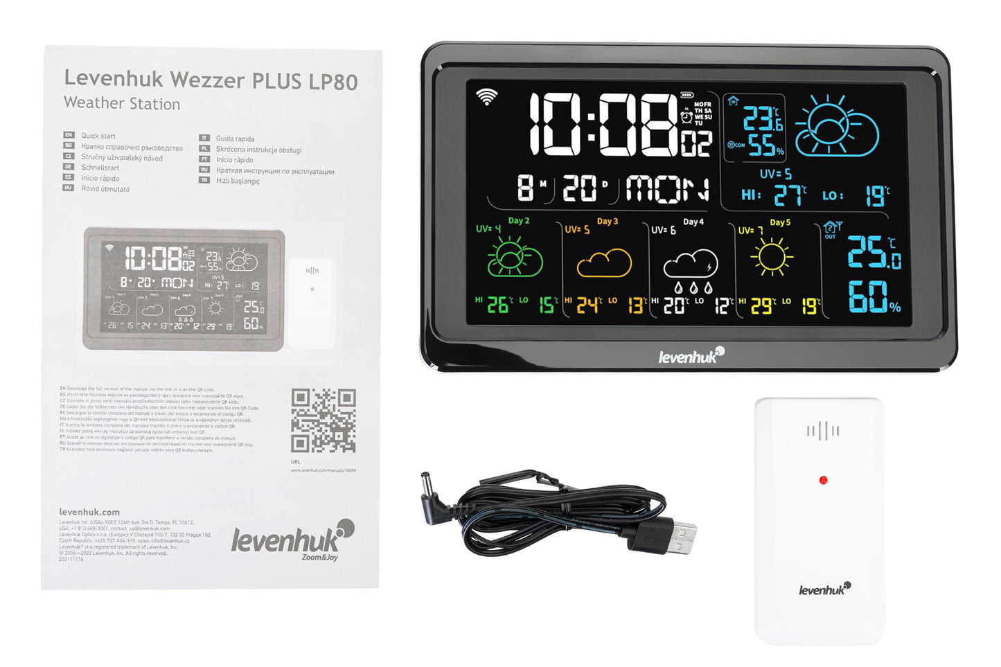 Levenhuk wezzer plus lp80 weerstation