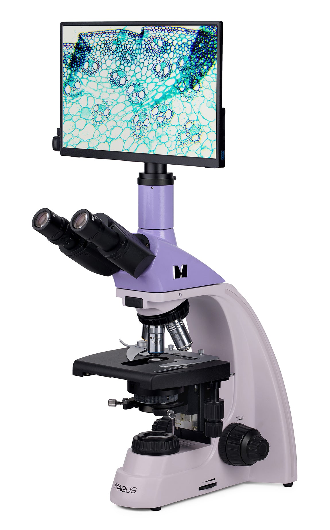 Magus bio d230t lcd digitale biologische microscoop