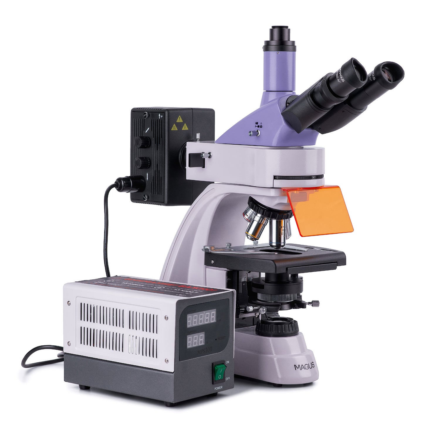 Magus lum d400 lcd digitale fluorescentie microscoop