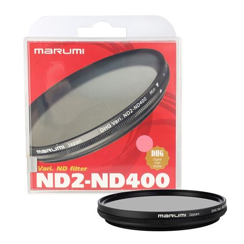 Marumi grijs variabel filter dhg nd2 nd400 55 mm