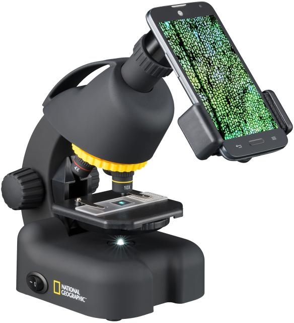 NATIONAL GEOGRAPHIC Microscoop 40-640x met Smartphone Adapter