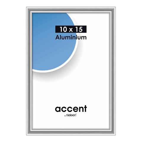 Nielsen Fotolijst 51223 Accent Glanzend Zilver 10x15 cm