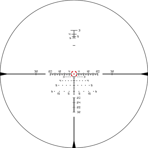 Vortex Richtkijker Razor HD GEN III 1-10x24 FFP, EBR-9 Dradenkruis (MOA)