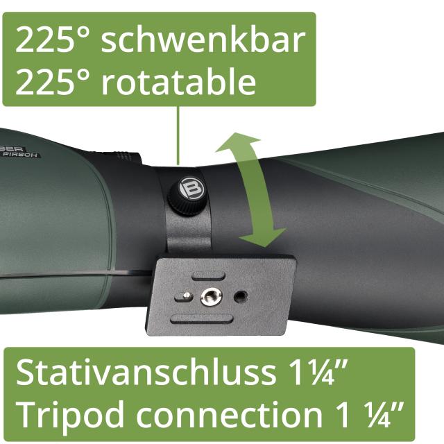 BRESSER Pirsch 25-75x100 Spotting Scope Gen. II with DeLuxe 10:1 Focus