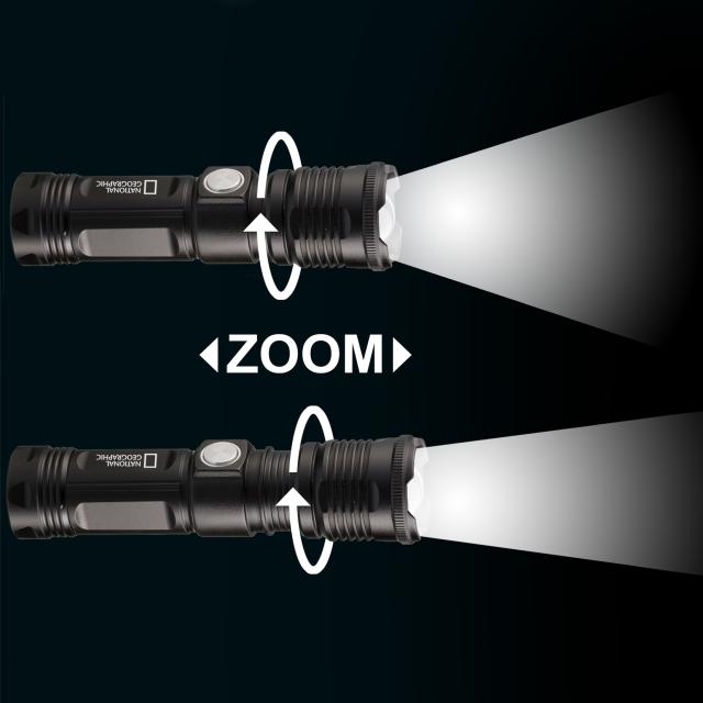 NATIONAL GEOGRAPHIC ILUMINOS 1000 LED Zoom Zaklantaarn 1000 lm