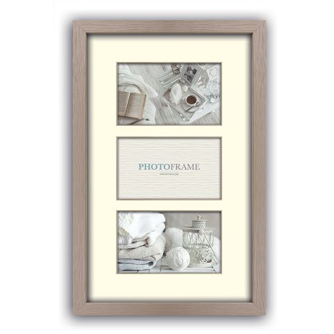 Zep Fotolijst V33132 Regent 2 Taupe 3x 13x18 cm (27x49) - 680488