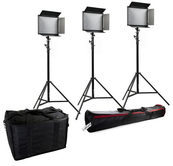 BRESSER SH-1200 LED Set (3x LED en 3x Statief)