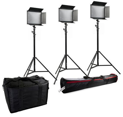 BRESSER SH-1200 LED Set (3x LED en 3x Statief)