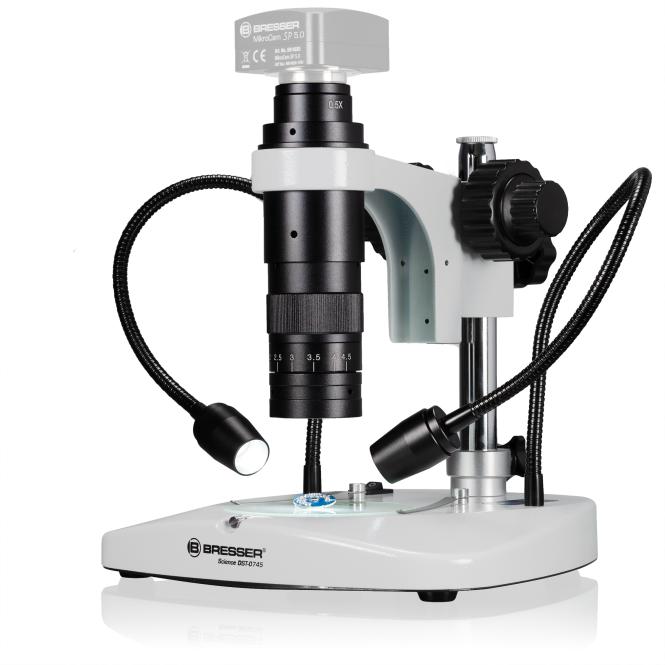BRESSER DST-0745 zoomoptiek voor digitale microscoop- en ultra-macro-opnamen