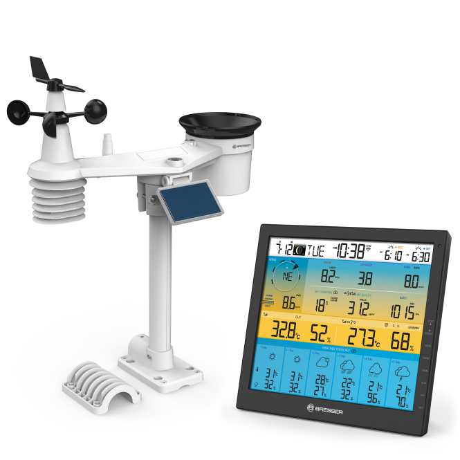 BRESSER 6-daags 4CAST PRO SF WLAN-weerstation met 7-in-1 solar