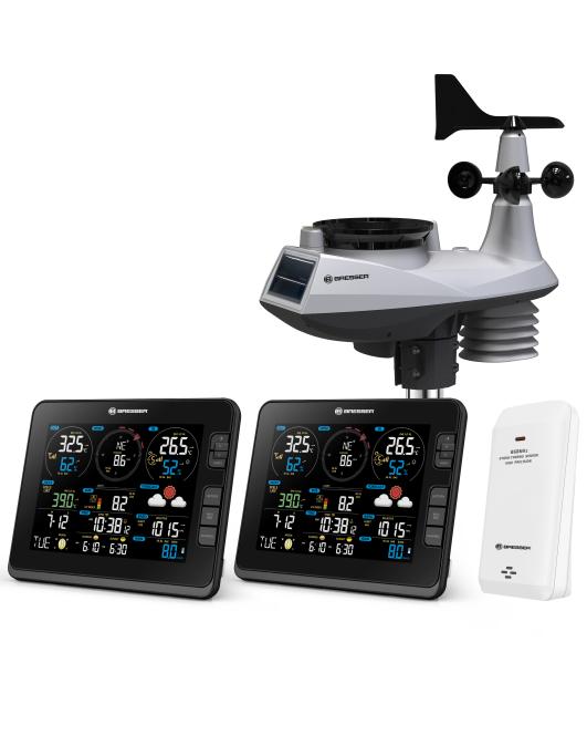 BRESSER Profi WLAN-weerstation 7-in-1 incl. extra basisstation