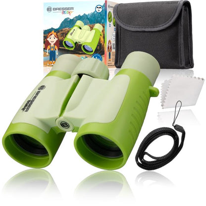 BRESSER JUNIOR Kinderverrekijker 3x30 in verschillende Kleuren (groen)