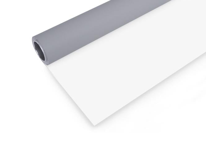 BRESSER Vinyl achtergrondrol 2,00x4m grijs/wit