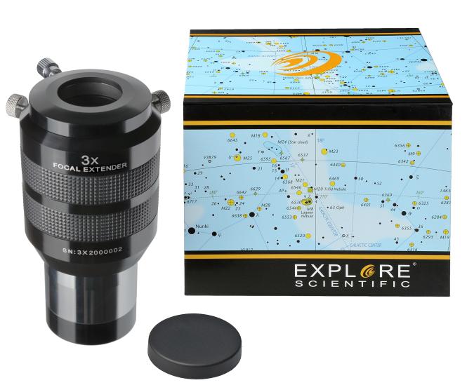 EXPLORE SCIENTIFIC Focal Extender 3x 50,8mm/2