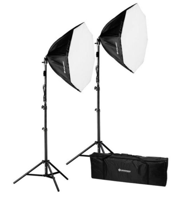 BRESSER BR-2860 LED Softbox daglicht-set 2x50W