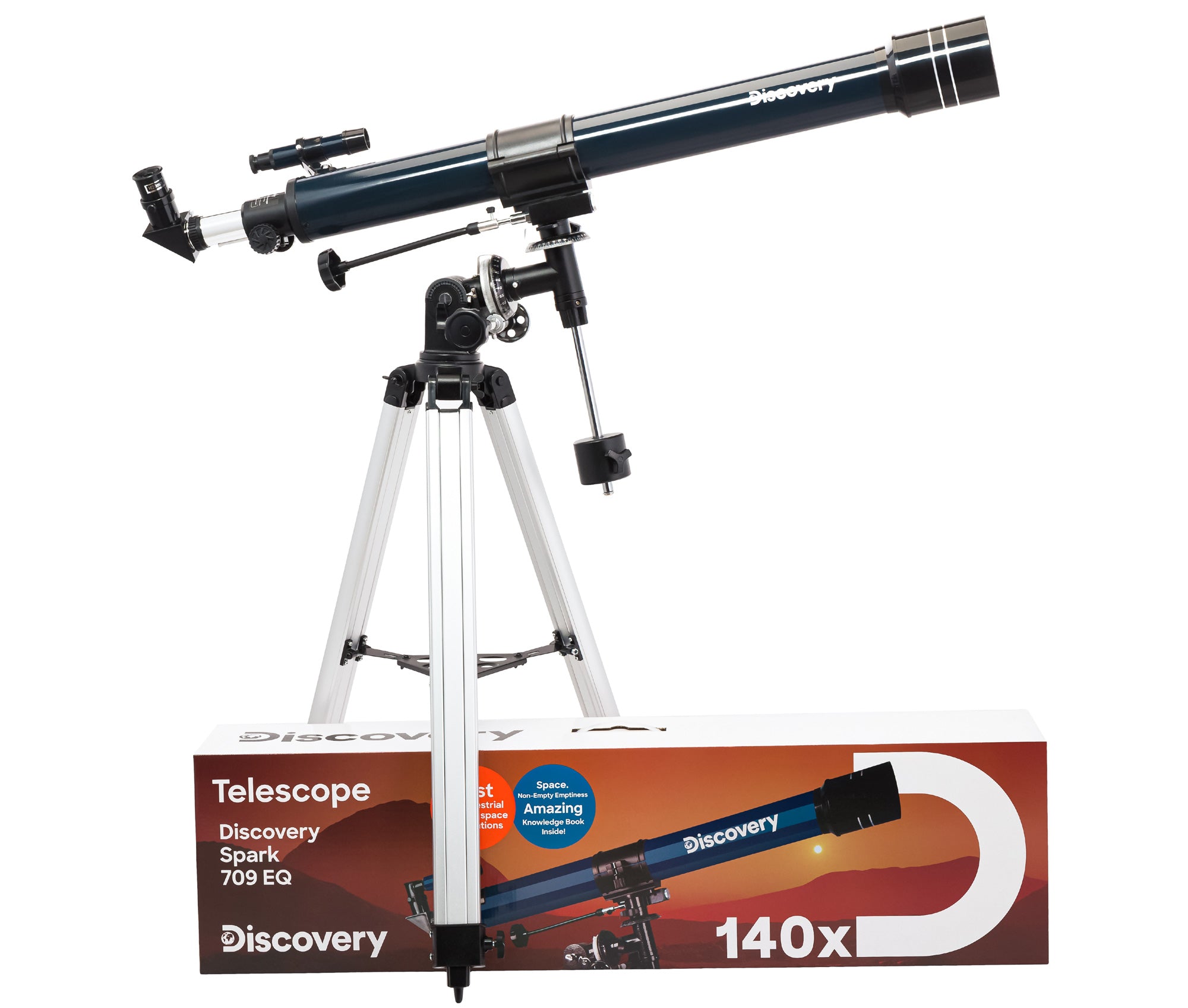 Levenhuk Discovery Spark 709 EQ Telescoop met boek