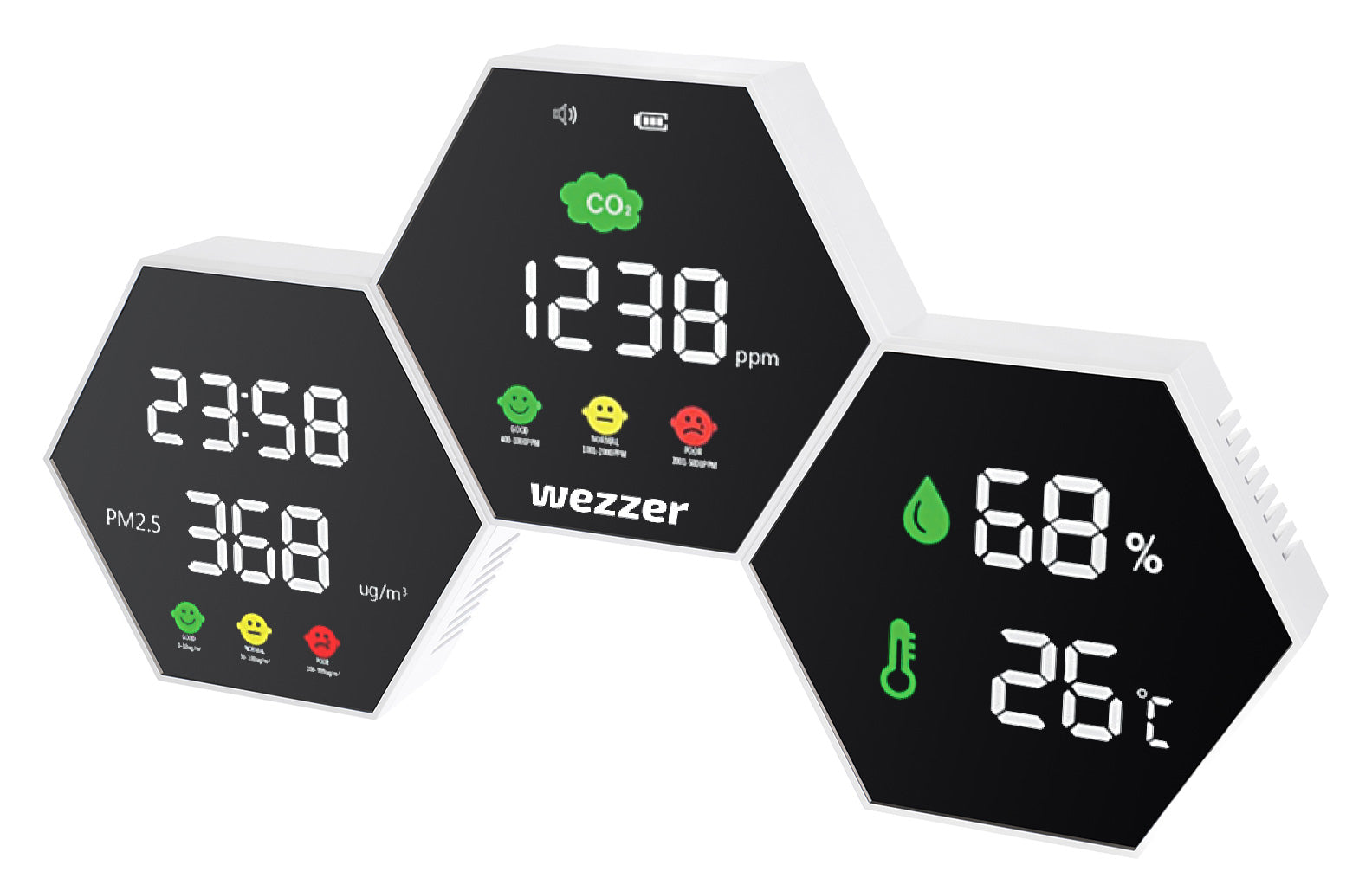 Levenhuk Wezzer Air PRO DM50 Luchtkwaliteitsmonitor