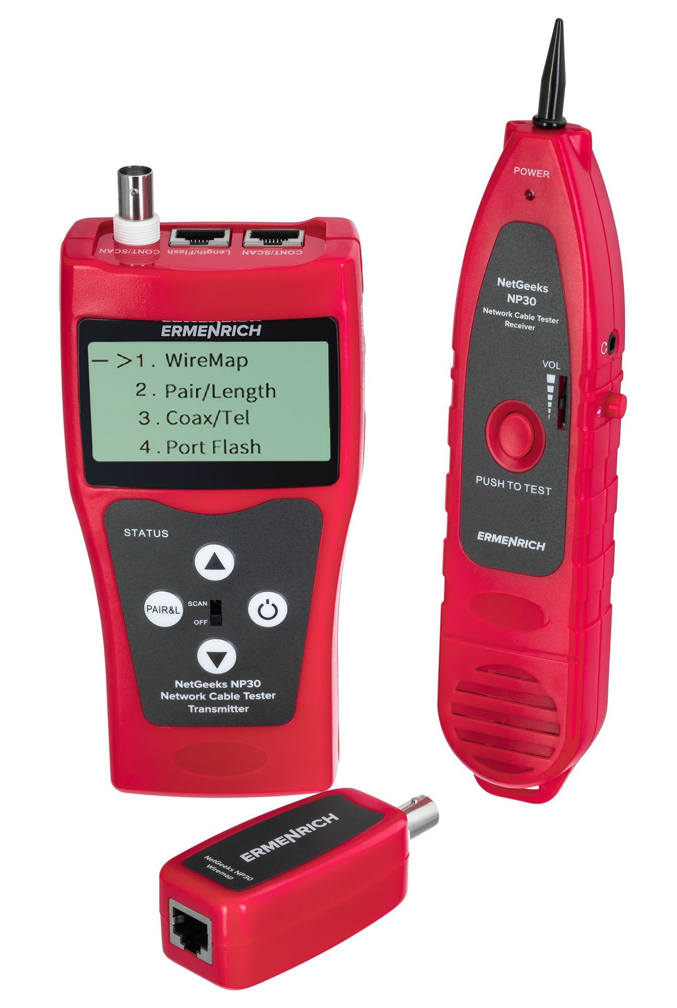 Ermenrich NetGeeks NP30 Netwerkkabeltester