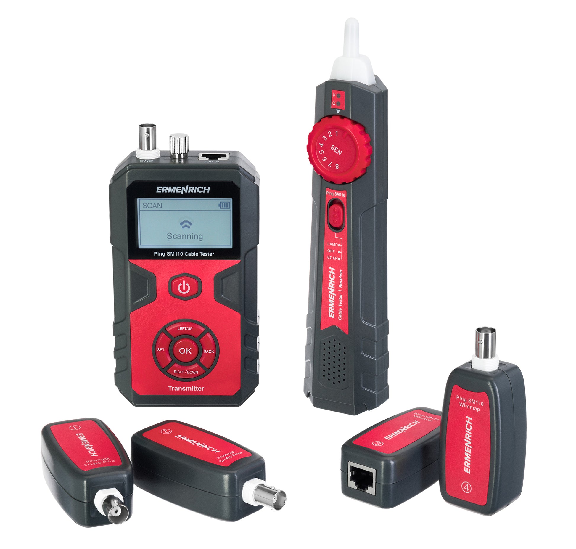 Ermenrich Ping SM110 Kabeltester