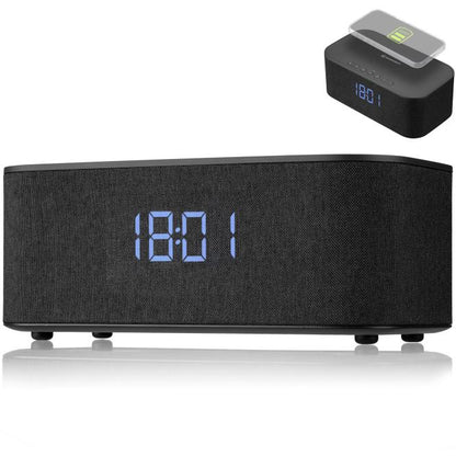 Klok met Bluetooth-luidspreker/draadloze oplading